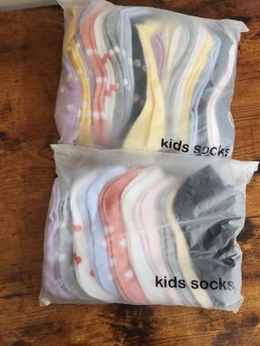 1-3y 30-pairs multicolor 30 Pairs Kids Socks casual Candy Color Low- Cut Socks,